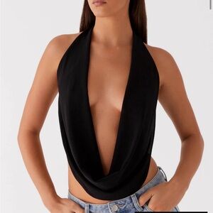 Elysia Chiffon Top - Black × 1 NWT